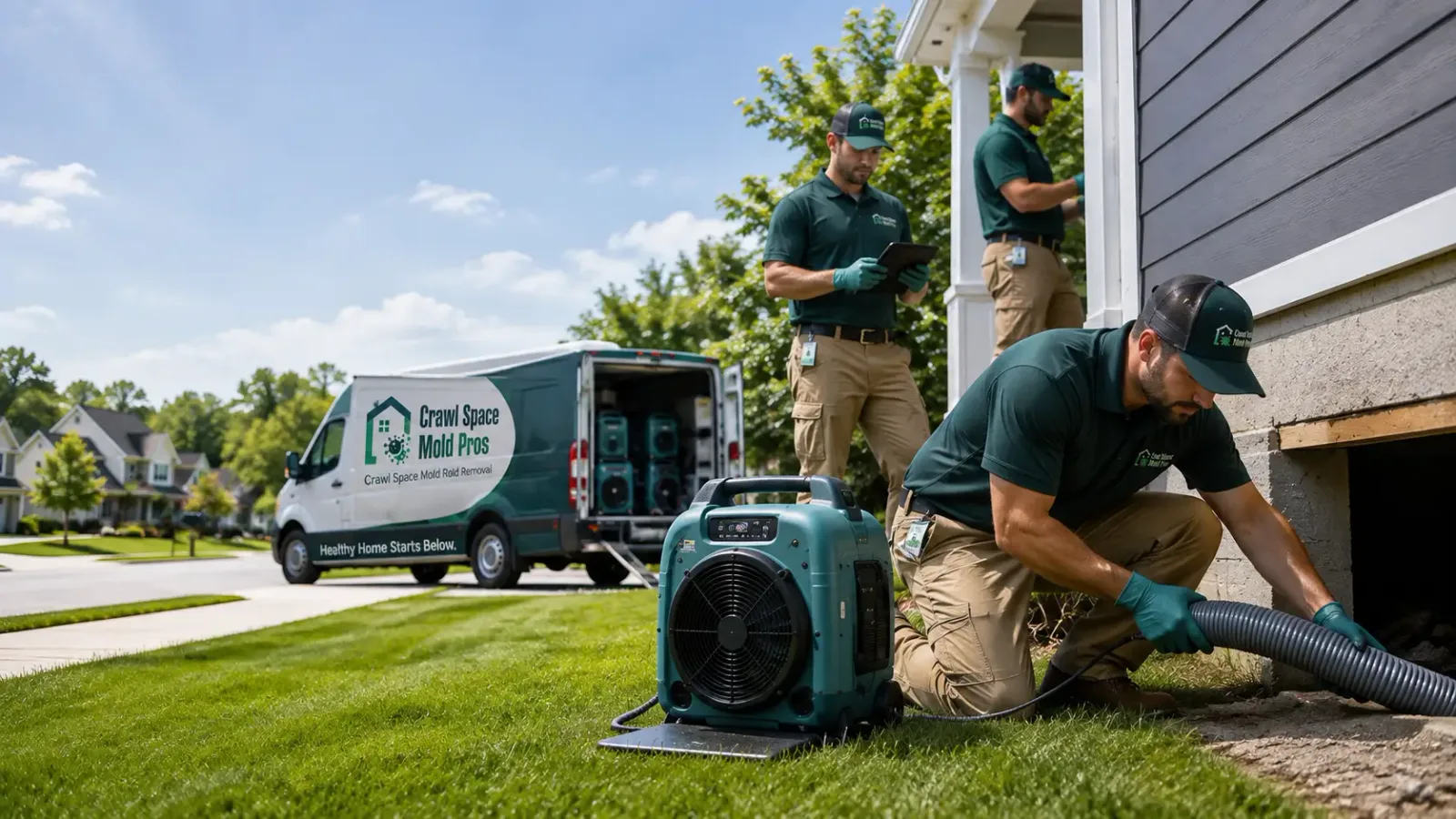 Crawl Space Mold Removal in Clifford, ND